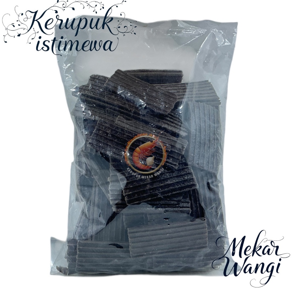 

Kerupuk Jengkol Sisir Hitam Asbes - Renyah Gurih untuk Seblak, Sebak Pedas & Cemilan Viral Sebring