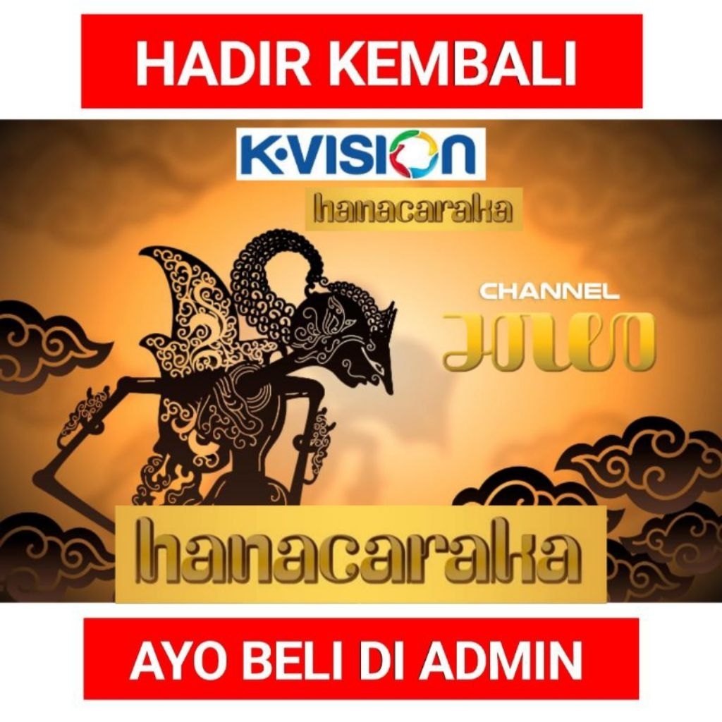 Paket K VISION hanacaraka 30 60 90 180 hari