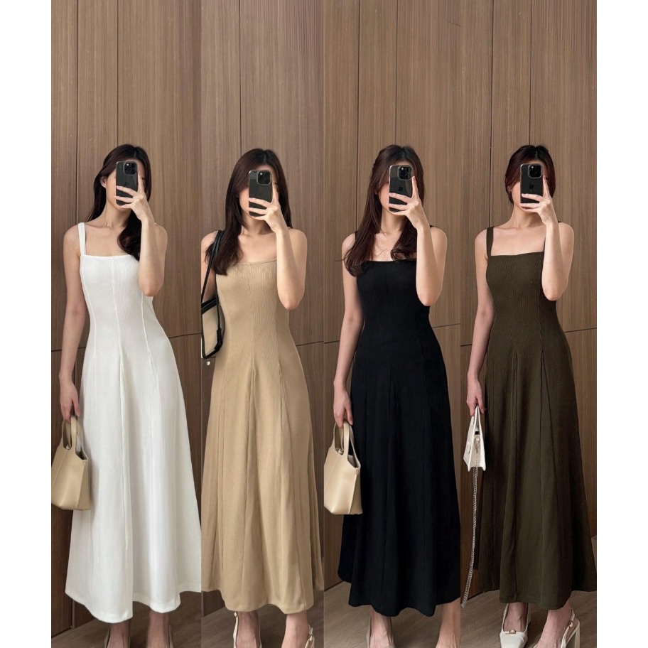 Kadaka D25 Midi Knit Dress  Dress Panjang Wanita Knit