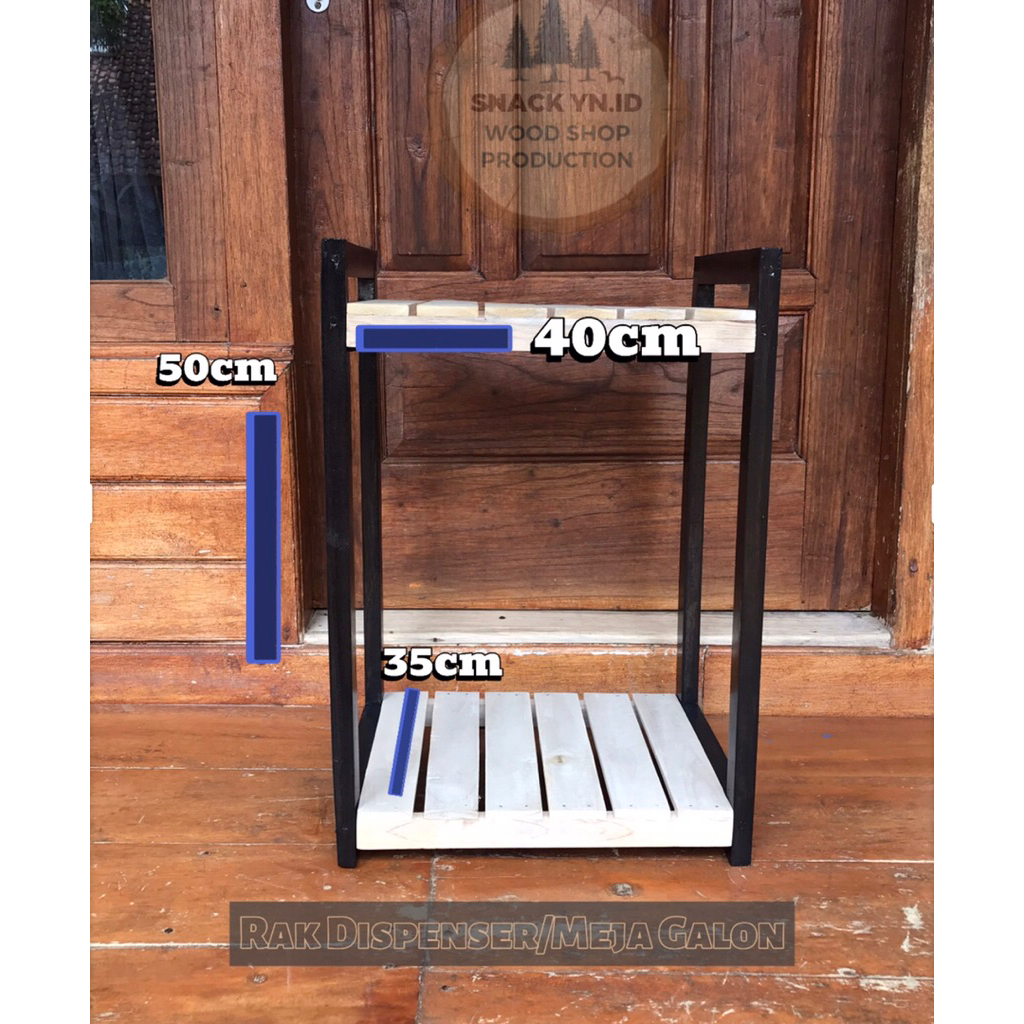 Rak dispenser 2 susun furniture meja galon meja multifungsi rak galon terbaru