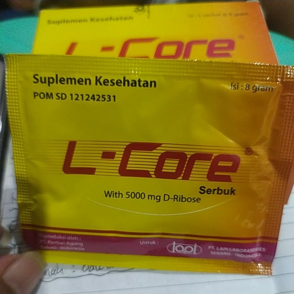 

L core sachet harga persachet