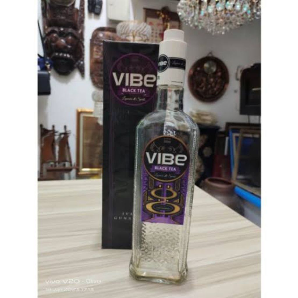 Botol Hiasan Vibe Black Tea
