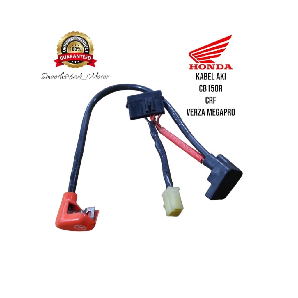 Kabel Aki Honda Crf Cb150r cbr150r Verza Megapro Original
