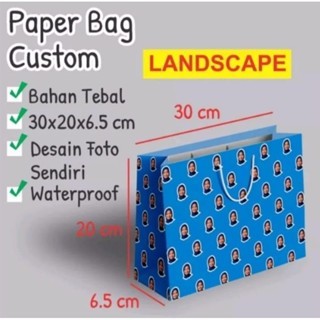 

Paperbag Custom desain sendiri I pattern kepala I desain suka-suka I paper bag premium