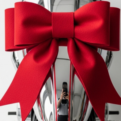 

Pita Kado Double Tie Bow Untuk Motor/Kulkas/Hadiah Besar Bahan Acrylic Felt Dove Tidak Mengkilap