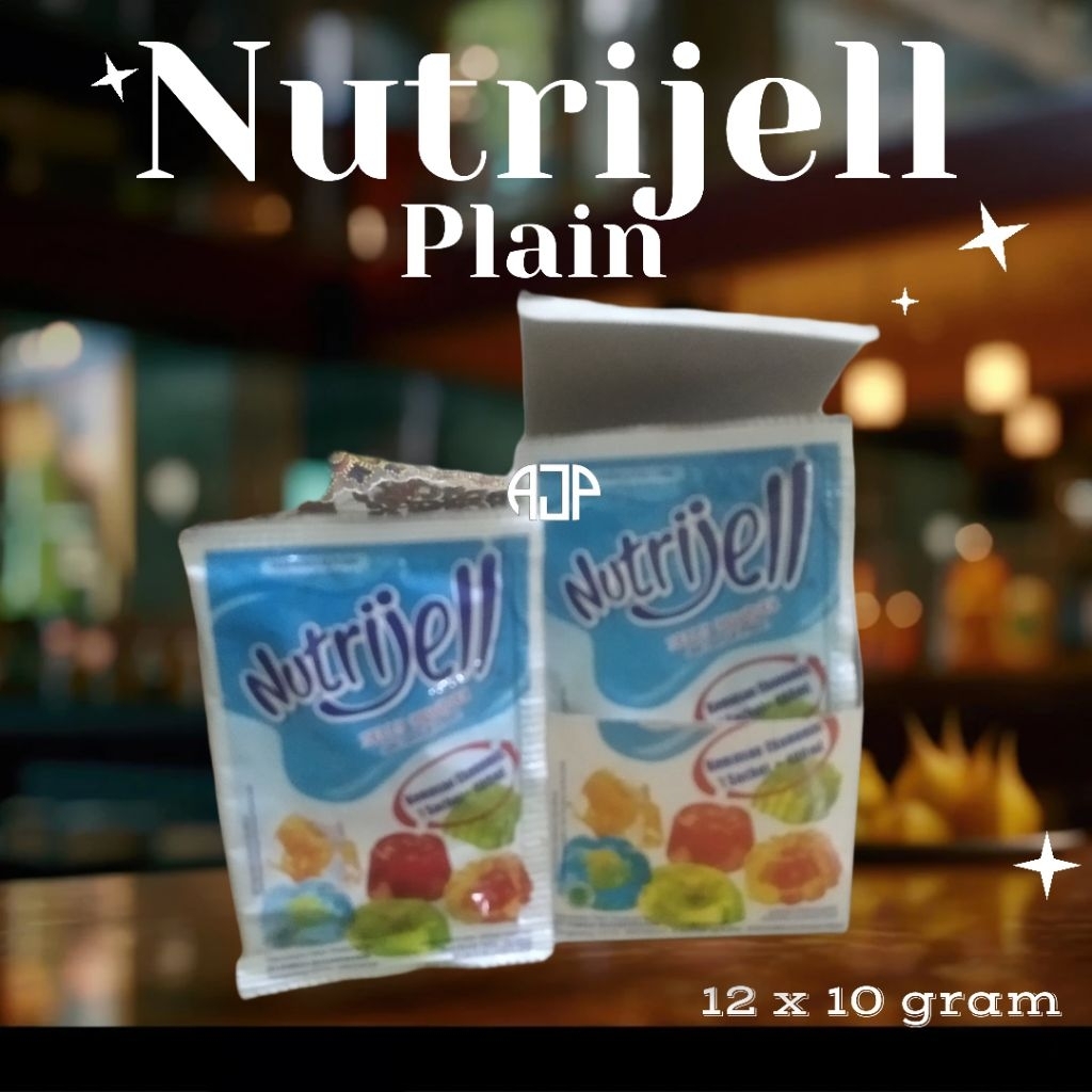 

Nutrijell Plain / Tanpa Rasa Sachet | 12 x 10 gr