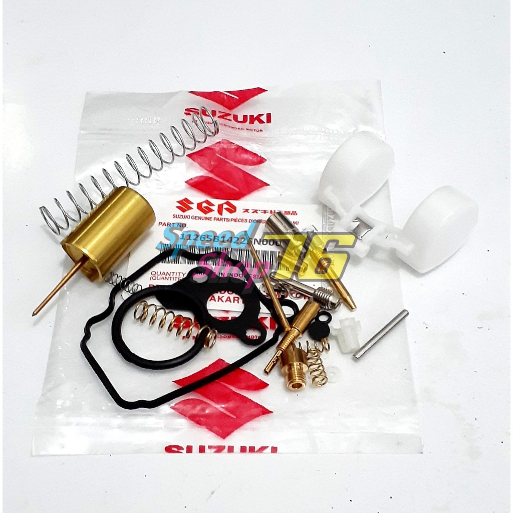 SP76 SHOGUN 110 PELAMPUNG + SKEP GAS PER + REPAIRKIT REPAIR KIT ISI KARBU KARBURATOR SHOGUN 10 NEW S