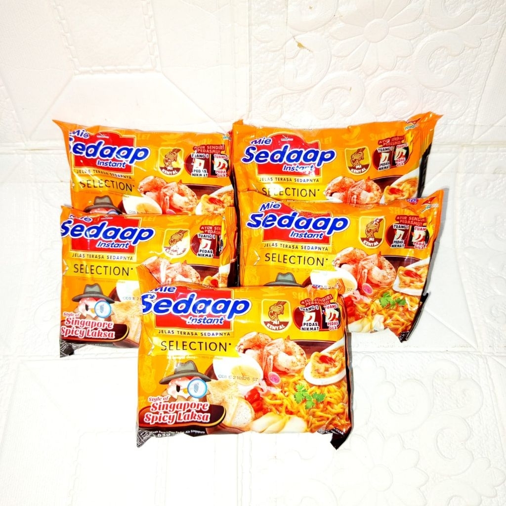 

paket 10 pcs mie sedaap laksa singapore mie kuah
