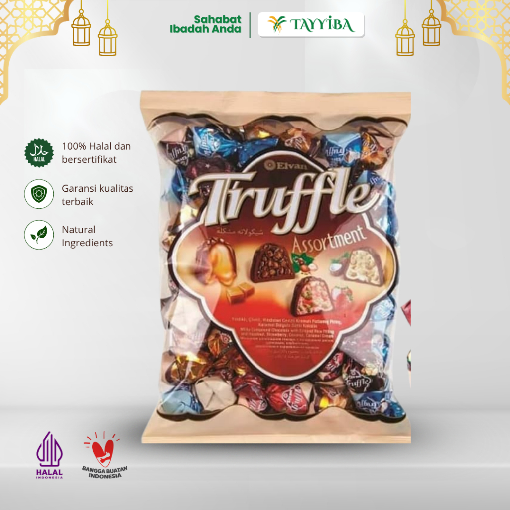 

Coklat Truffle Coklat Variasi Rasa Mix Coklat Arab premium Oleh-Oleh Haji dan Umroh 500gram Kemasan Pouch