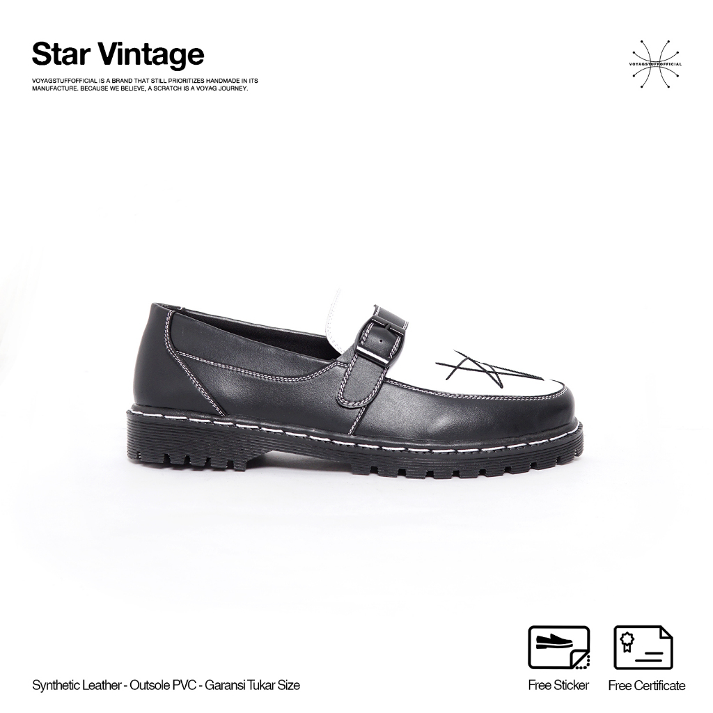 FLASH SALE VOYAGSTUFFOFFICIAL - STAR VINTAGE SEPATU PENNY LOAFERS