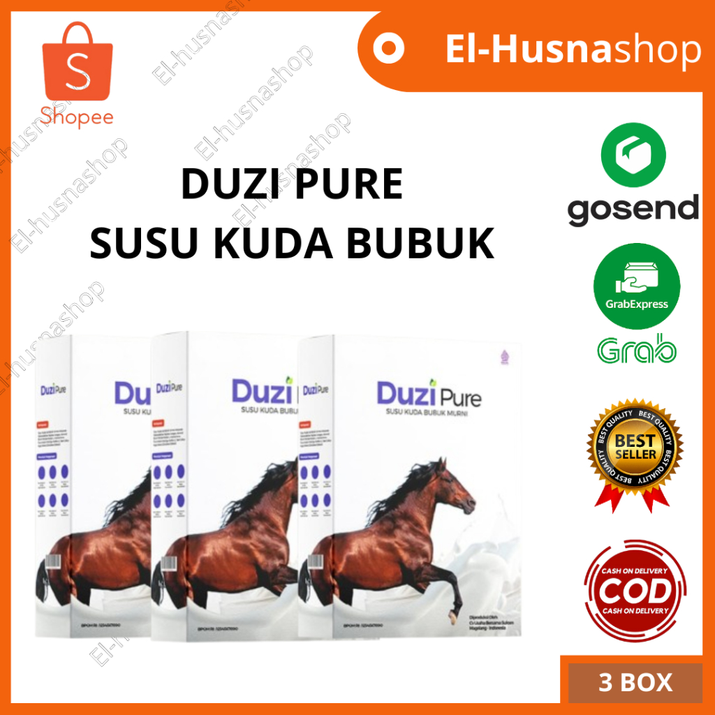 

Duzi Pure 3 Box Susu Kuda Liar Bubuk Murni Asli Original