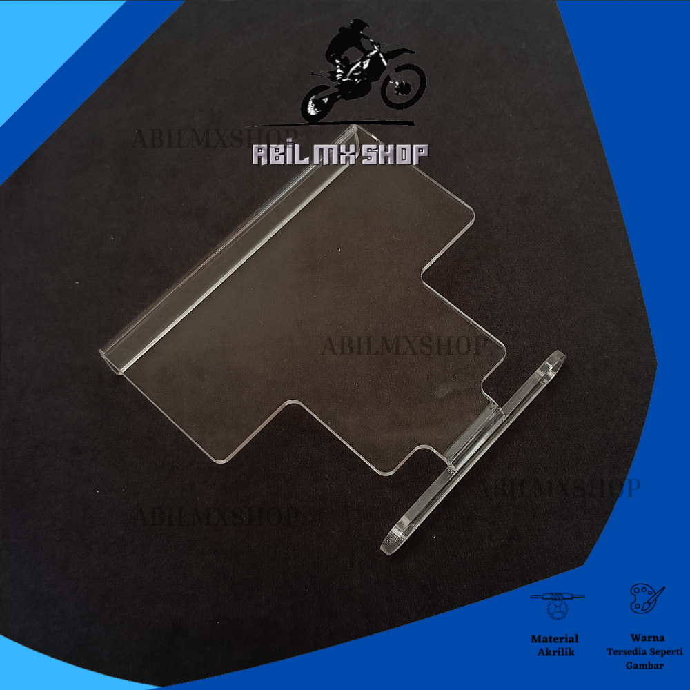 COVER PELINDUNG ACCU AKI MIO SPORTY 2003 - 2011 TUTUP AKI MIKA AKRILIK TRANSPARAN MOTOR MIO SPORTY P