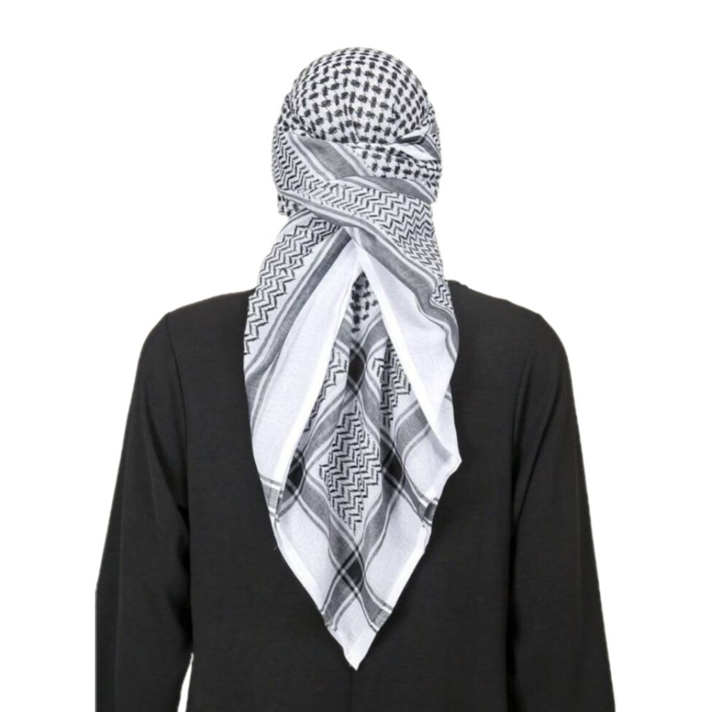 Sorban Arab Almas Arafat Hitam Sorban Imamah Semagh