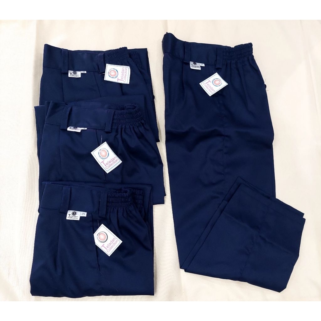 CELANA PANJANG BIRU SEKOLAH UNTUK ANAK SMP TELADAN COLLECTION BAHAN DRILL NAGATA