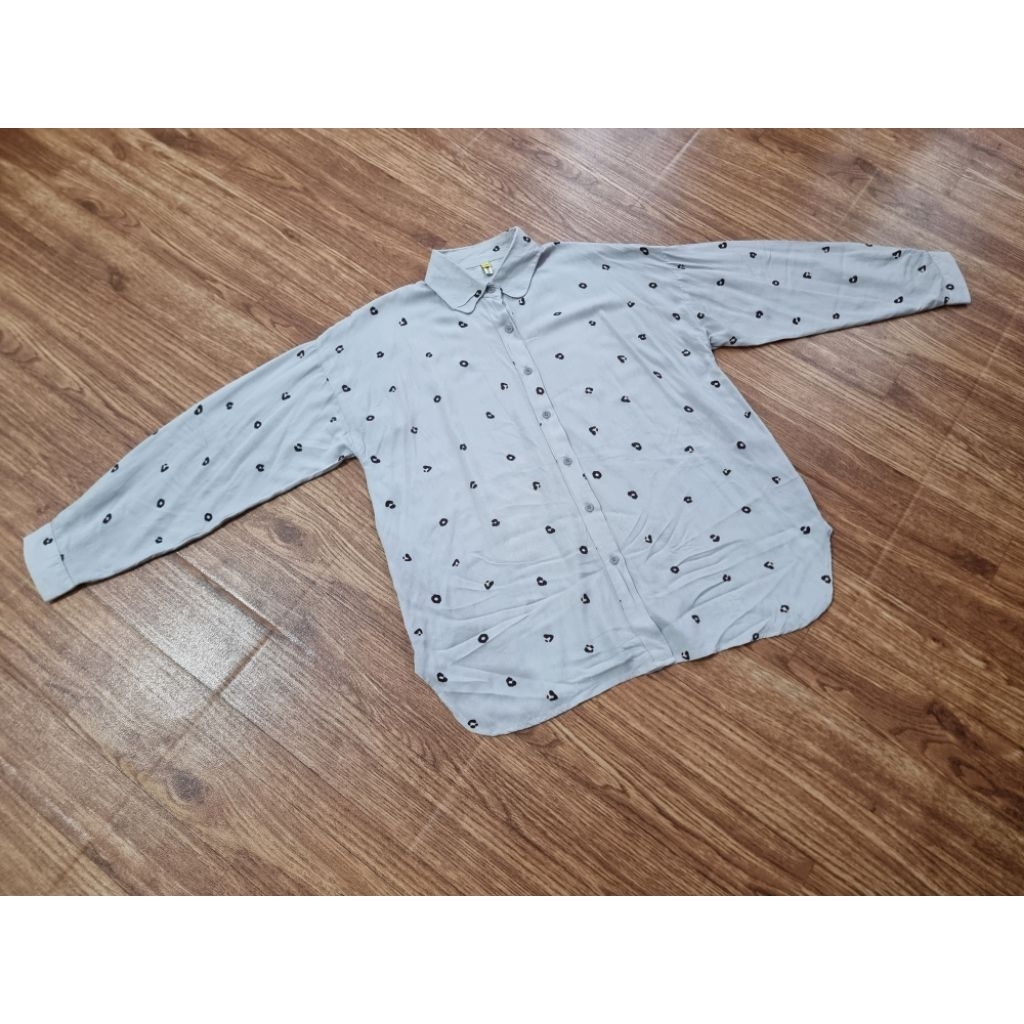 kemeja / atasan / blouse vanilla hijab