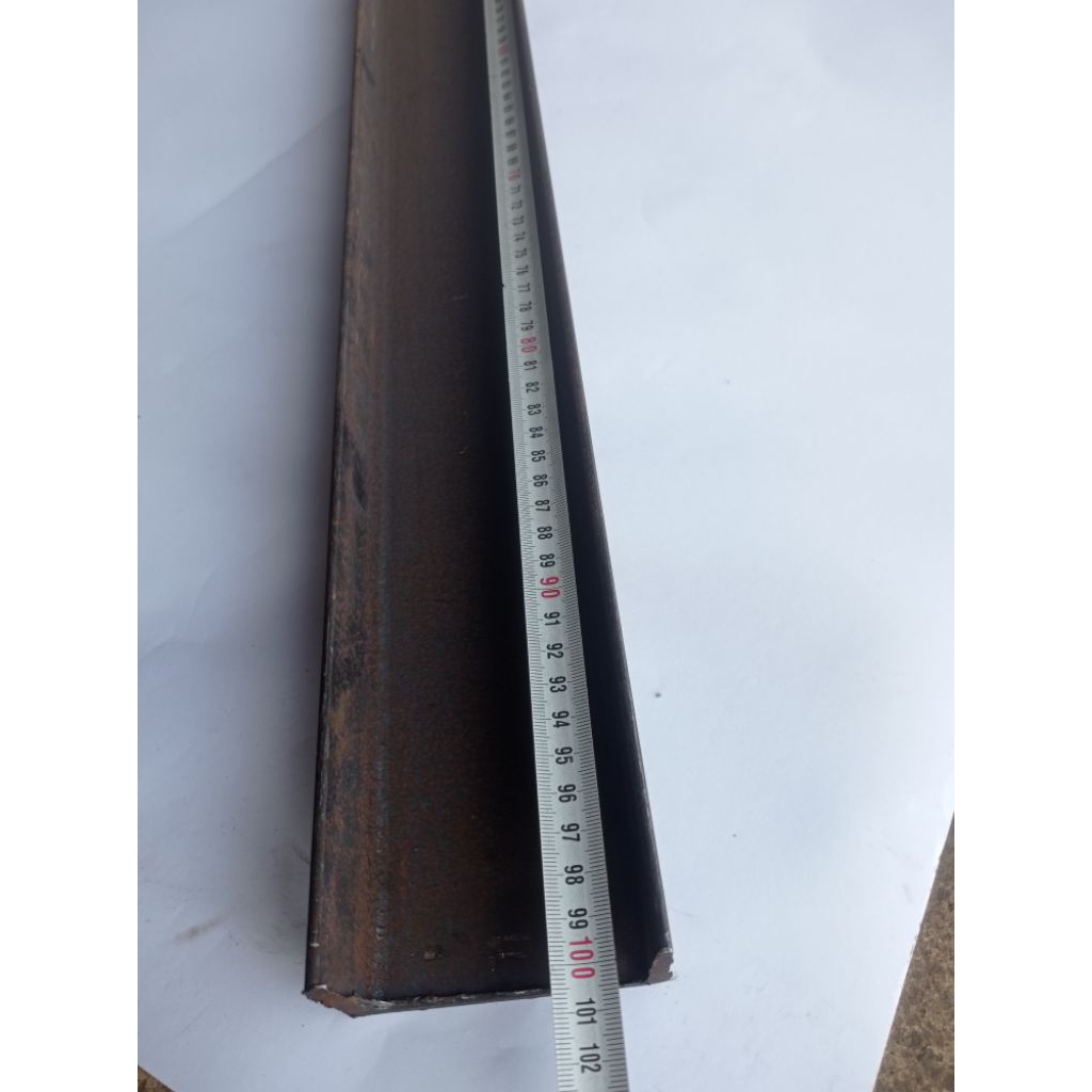 Besi Kanal U UNP Lebar 8 cm Barang Baru Meteran