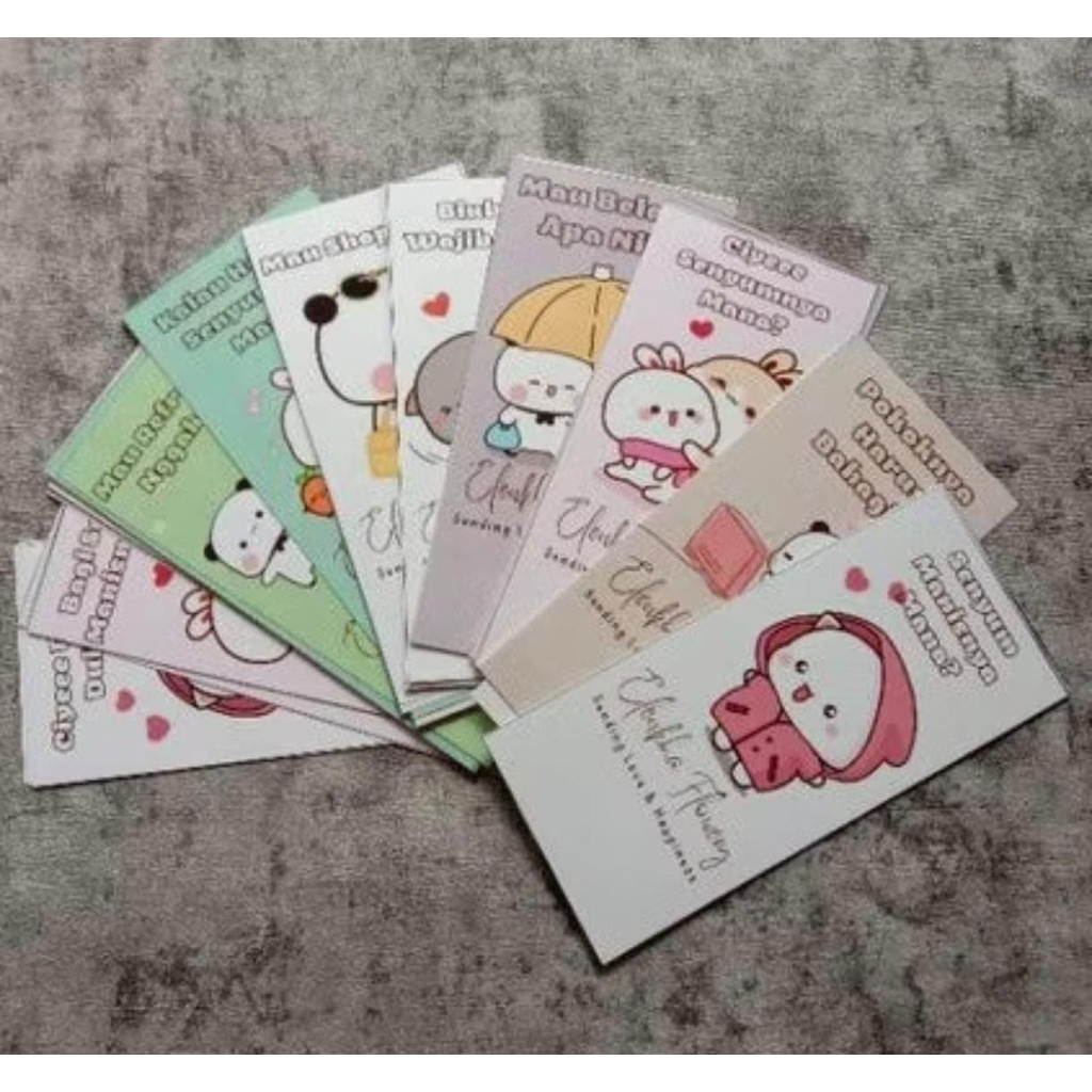 

(ingat ini pre order) Cute Paper ala Elenkha (Double-an Buket Uang)