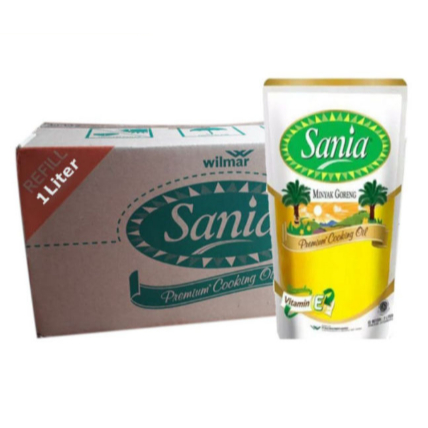 

MINYAK GORENG SANIA 1LT ( 1 DUS ISI 12 )