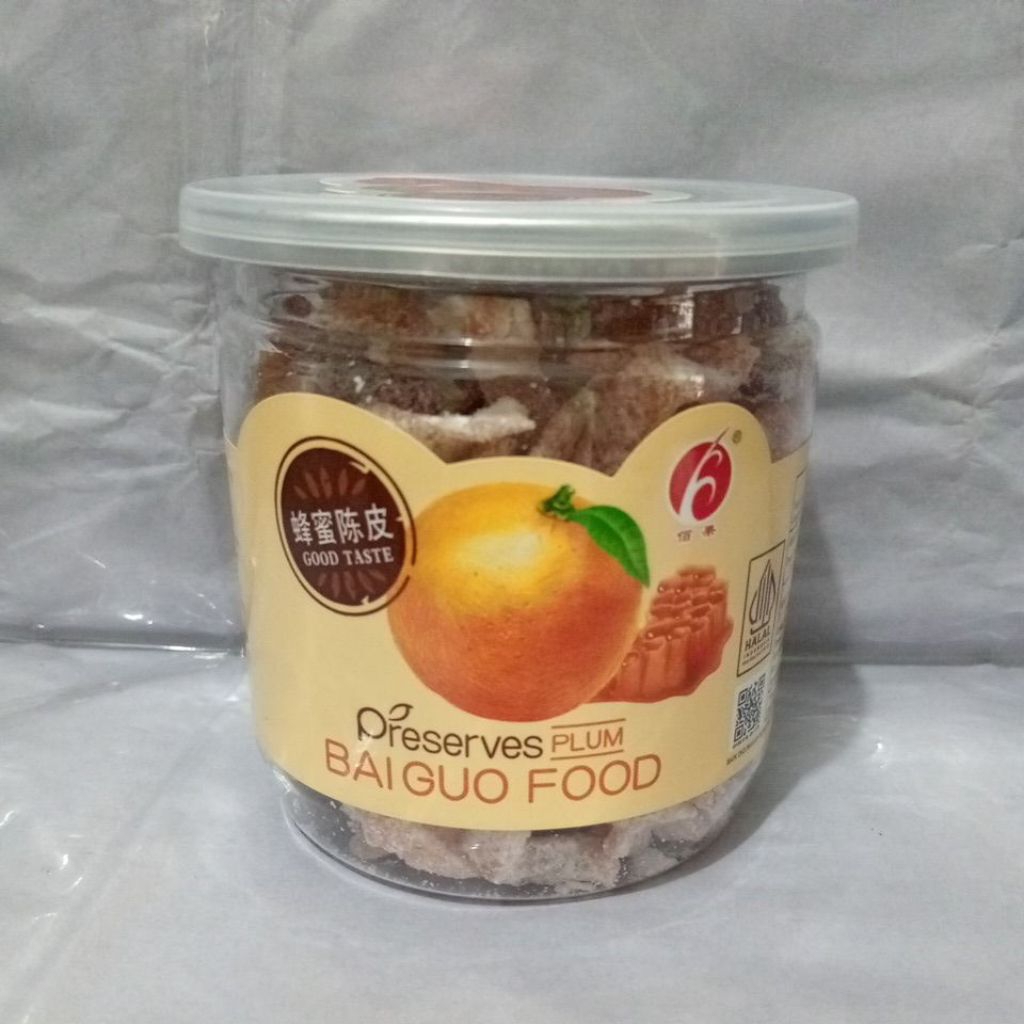 

BaiGuo Food Honey Orange Manisan 170g