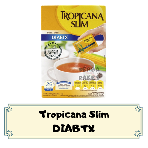 

Tropicana Slim DIABTX Isi 25 Sachet