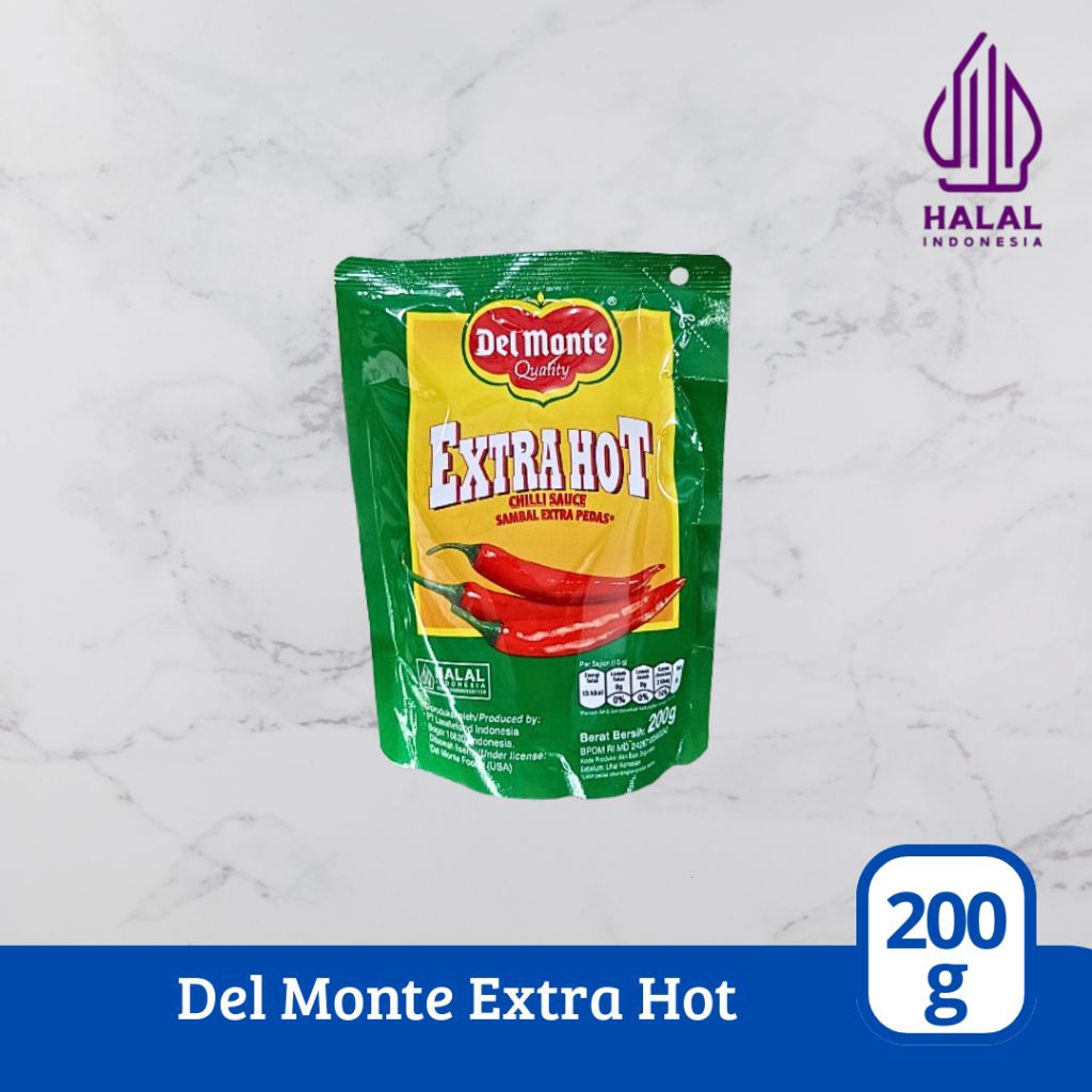 

Del Monte saus extra pedas | Saus Tomat 200g