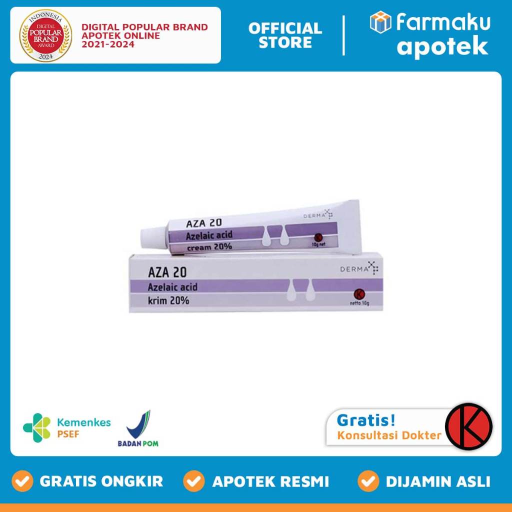 Aza 20 Cream 10 gr - TMG