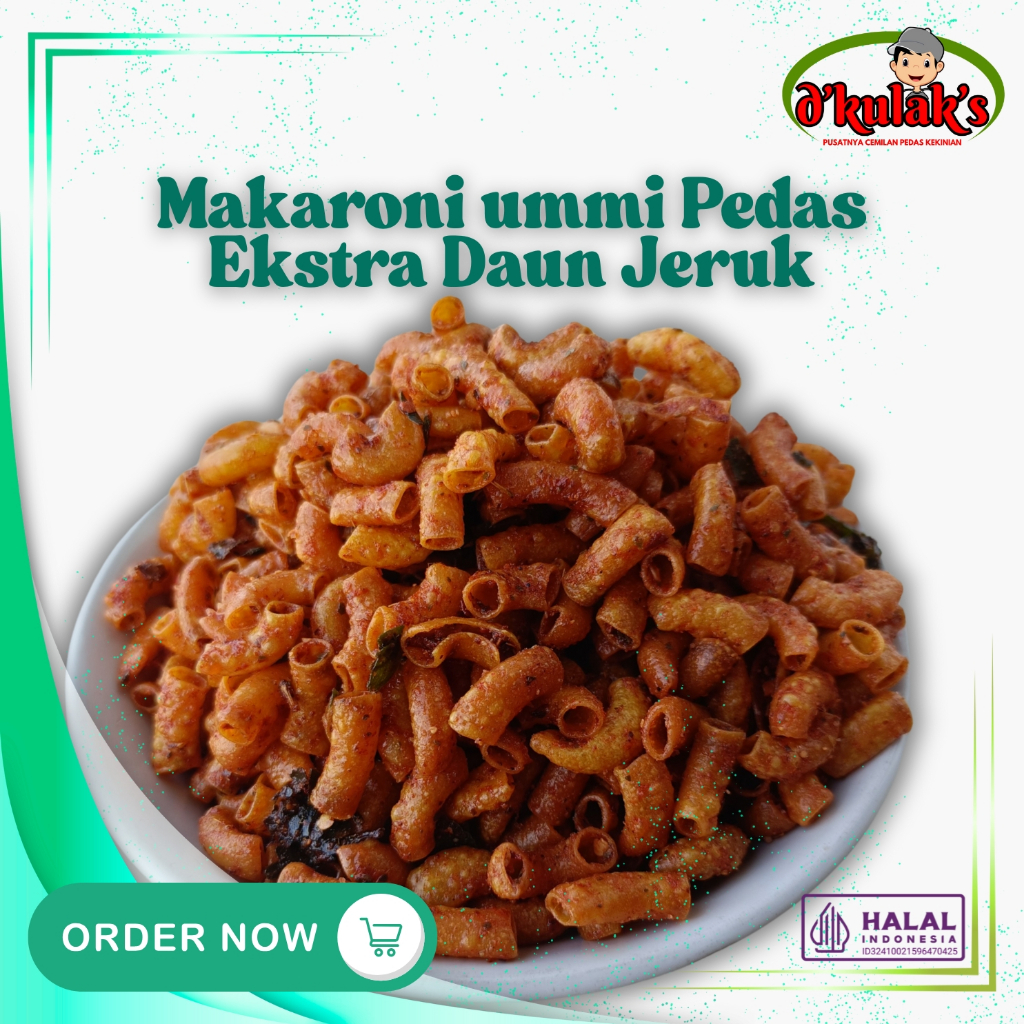 

MAKARONI UMMI - MAKARONI PEDAS DAUN JERUK PREMIUM 1KG