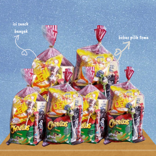 

PAKET BINGKISAN SNACK ULTAH ULANG TAHUN ANAK MURAH PREMIUM UKURAN 20X28 (tanpa minimal pembelian)
