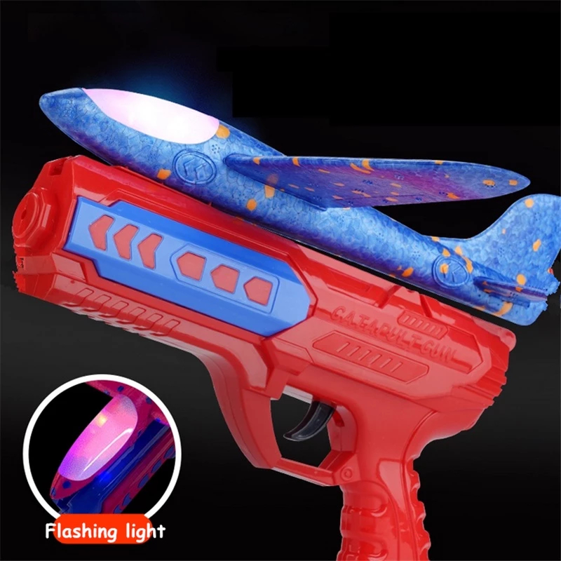 Mainan Anak Ketapel Pesawat Air Battle / Pistol Pesawat Mainan Catapult Gun