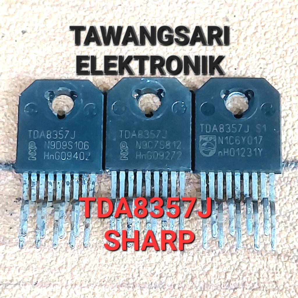 TDA8357J SHARP CABUTAN IC TDA 8357J BEKAS ORI PIN 9
