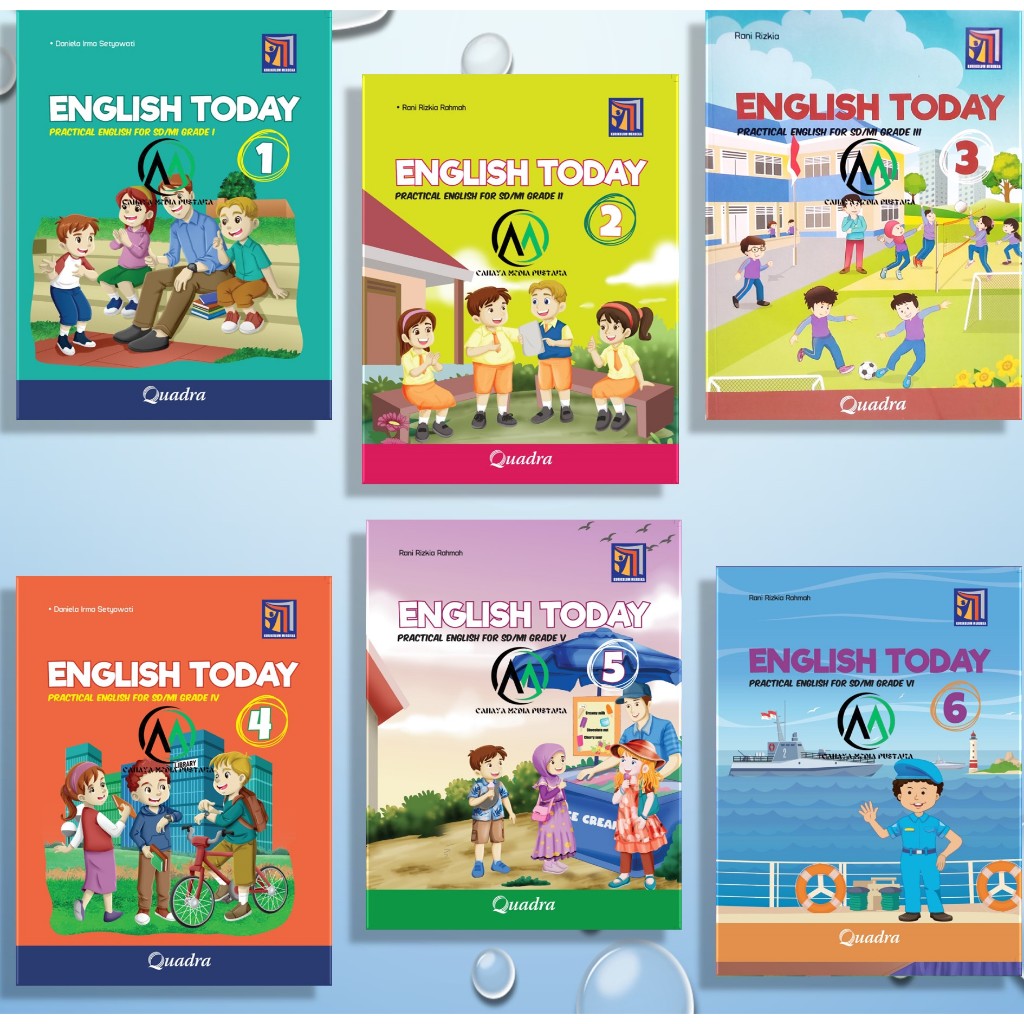 [Penerbit Quadra] English Today Practical kelas 1,2,3,4,5,6, Kurikulum Merdeka