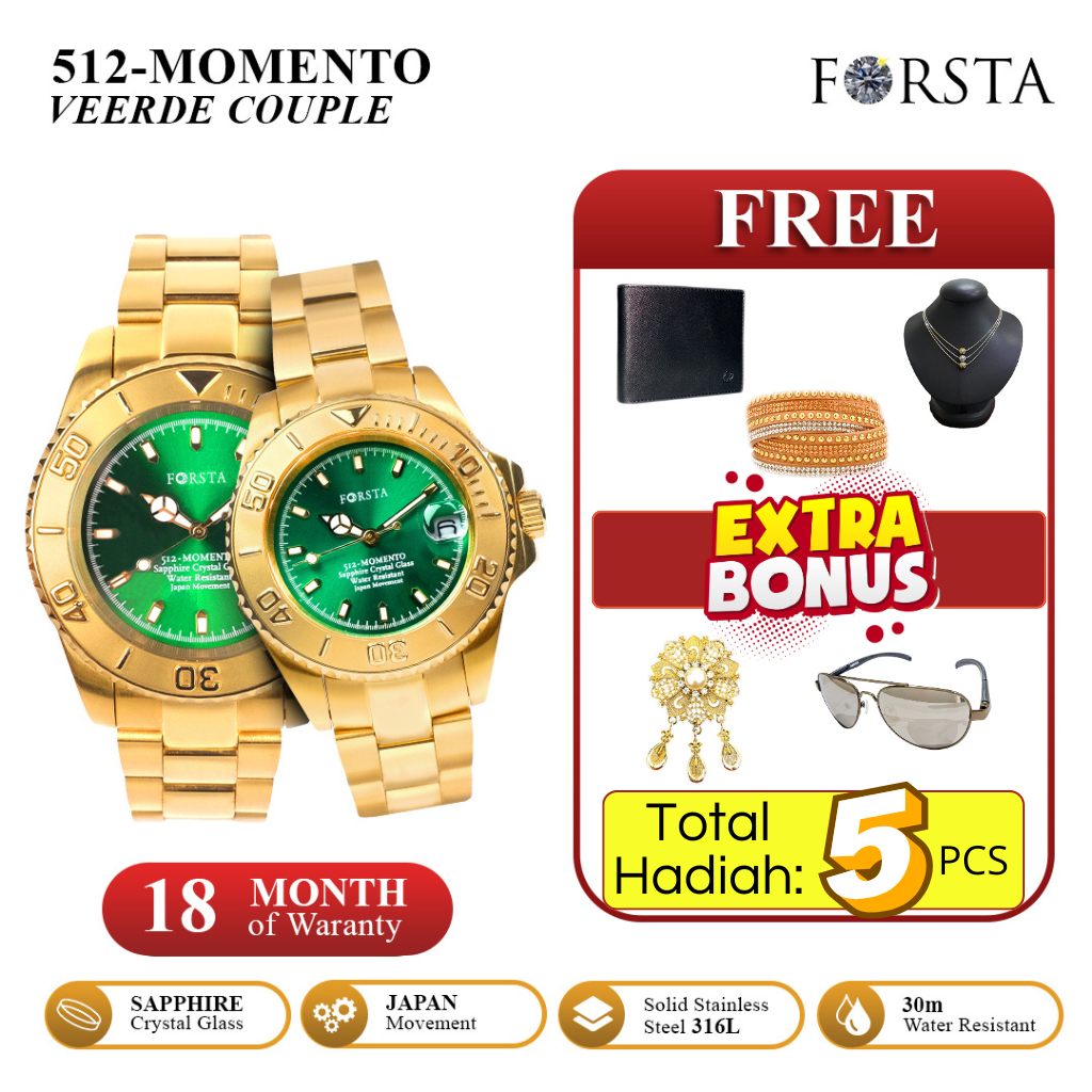 Forsta 512 Momento Veerde-Couple Jam Tangan Kesehatan