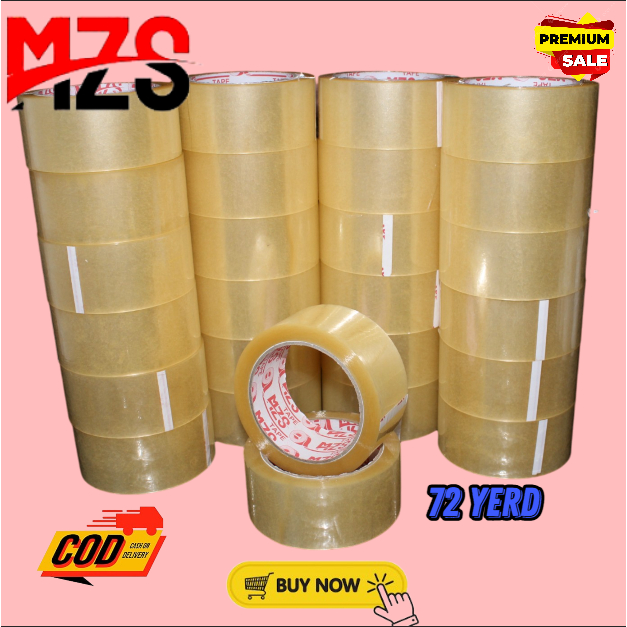

Lakban OPP Tape / Lakban Bening MZS TAPE 72 Yard (1 Slop)