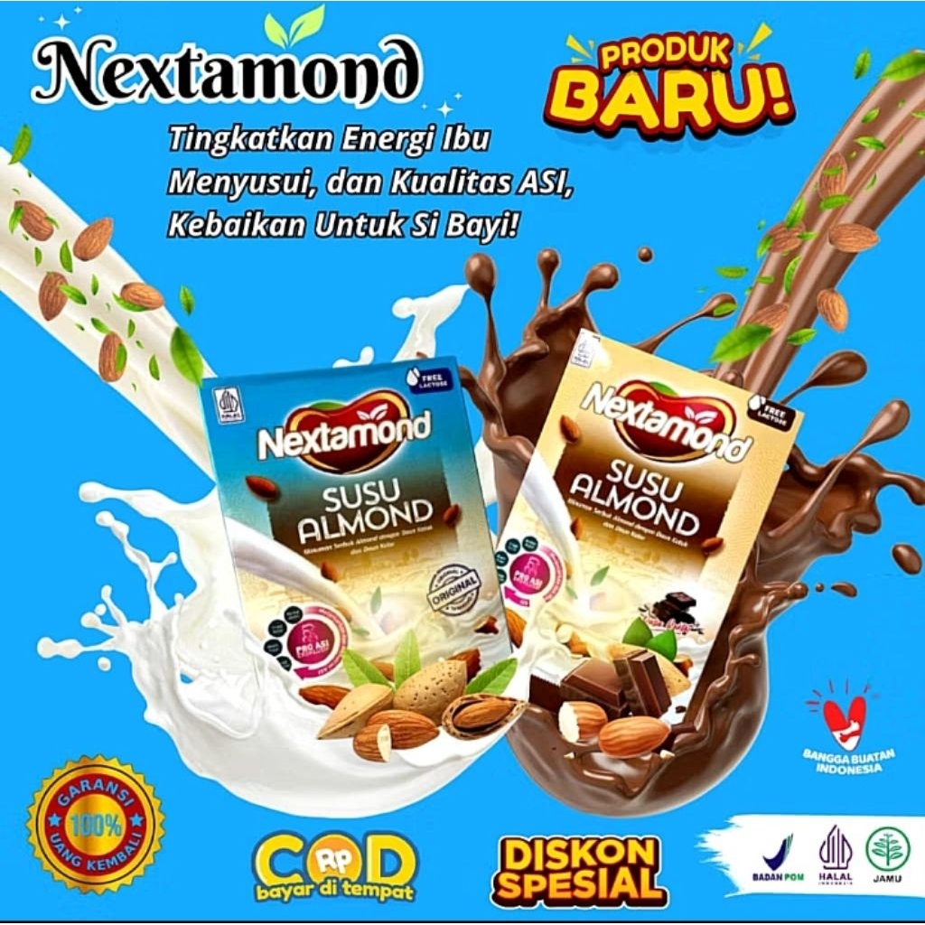 

NEXTAMOND susu almond asi booster alami cocok untuk busui