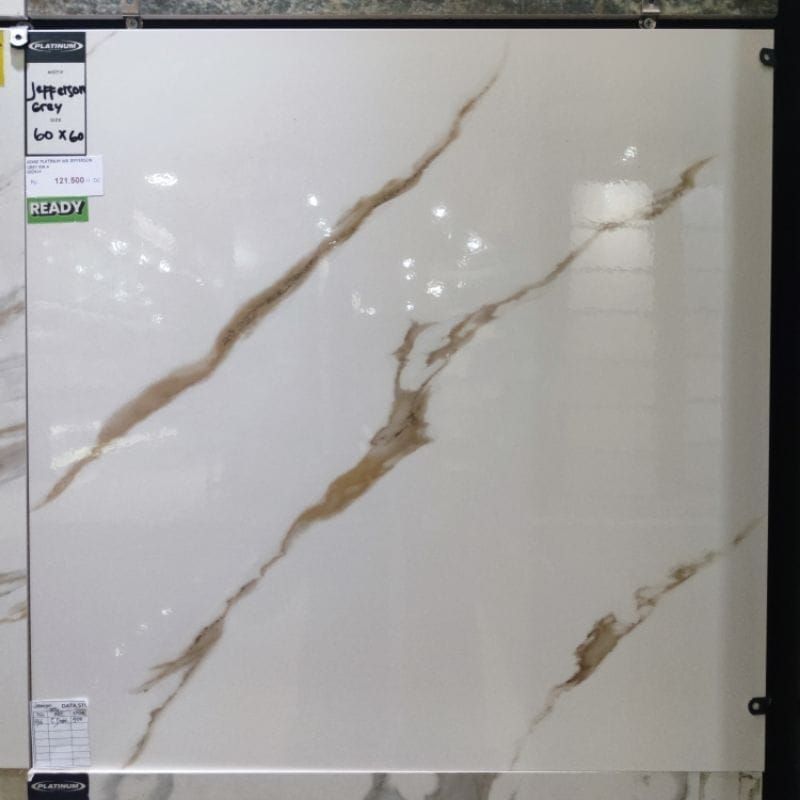Keramik Platinum Jefferson Grey 60x60 - Cutting Kilat Medan