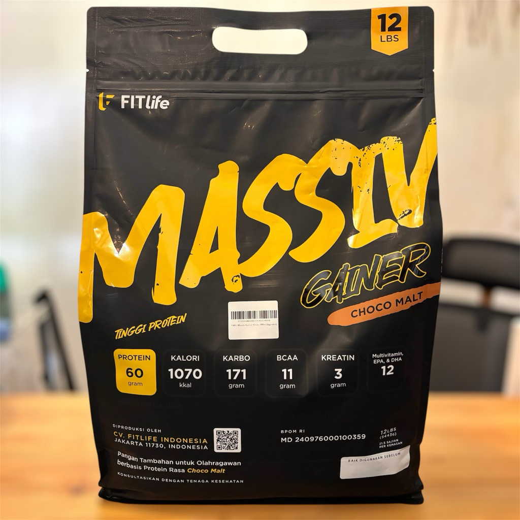 fitlife massiv mass gainer 12lbs premium mass gainer mutant mass serious mass