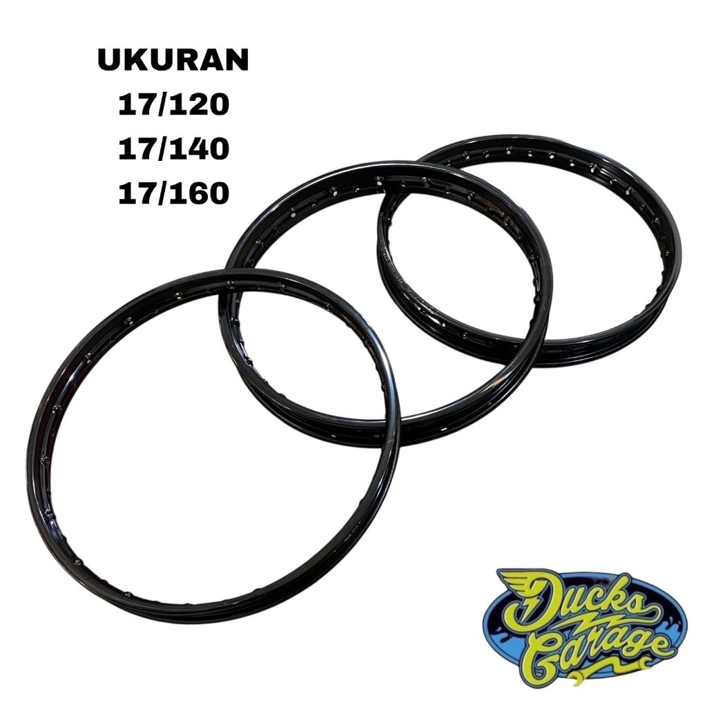 Ring Velg DID Ukuran 17.120 17.140 17.160 Honda Pispot C70 Supercup C700 C800 Astrea 800 Star Prima 