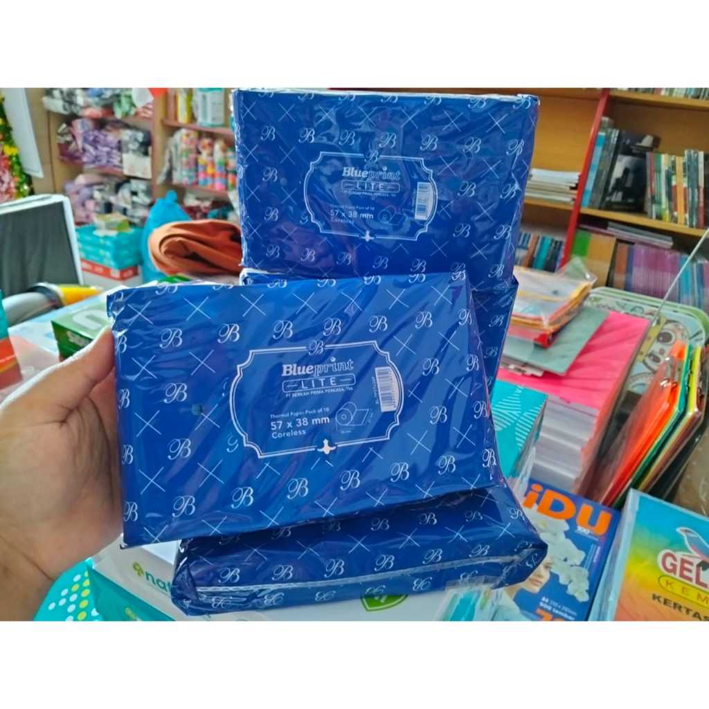 

KERTAS STRUK KASIR 57x38 mm /THERMAL KERTAS THERMAL 57X38 1 PACK ( ISI 10 ROLL)