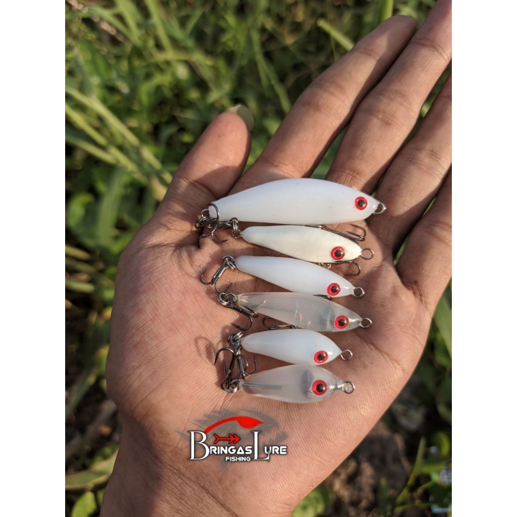 SET UMPAN HAMPALA 5cm 3,5cm 2,5cm lure casting / umpan casting hampala / swim bait / swimmer