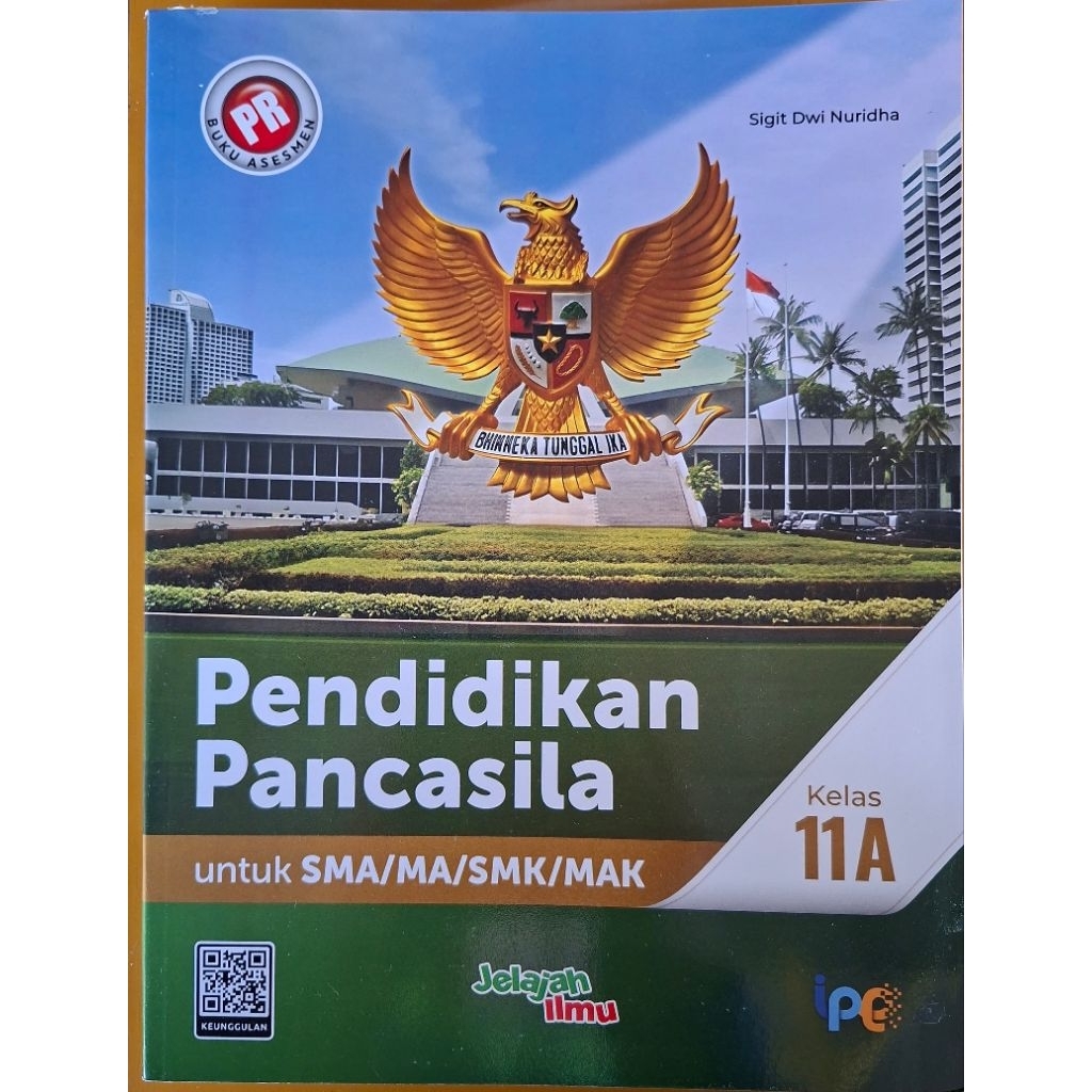 Buku lks pr interaktif Pendidikan Pancasila PPKN SMA Kelas XI, 11 semester 1 Kurikulum Merdeka Tahun