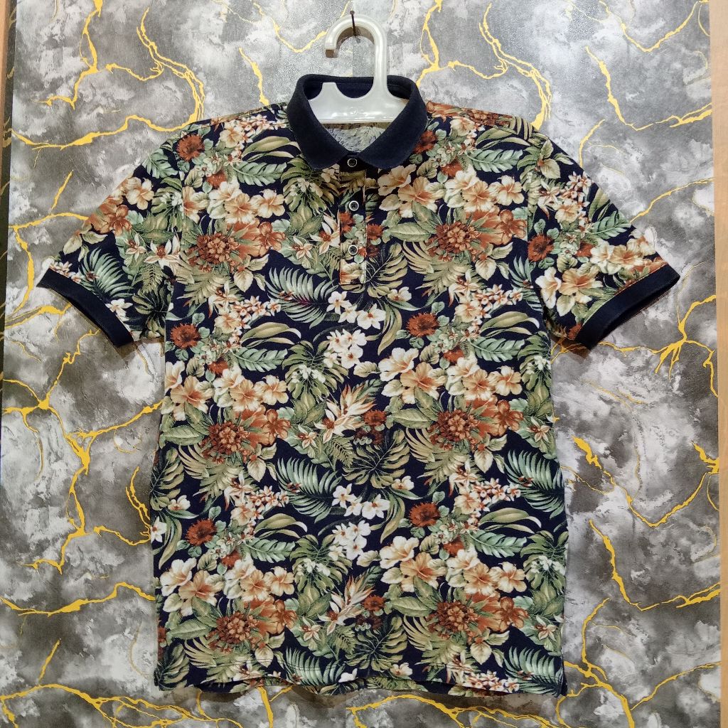 kaos polo / kerah ZIOZIA fullprint