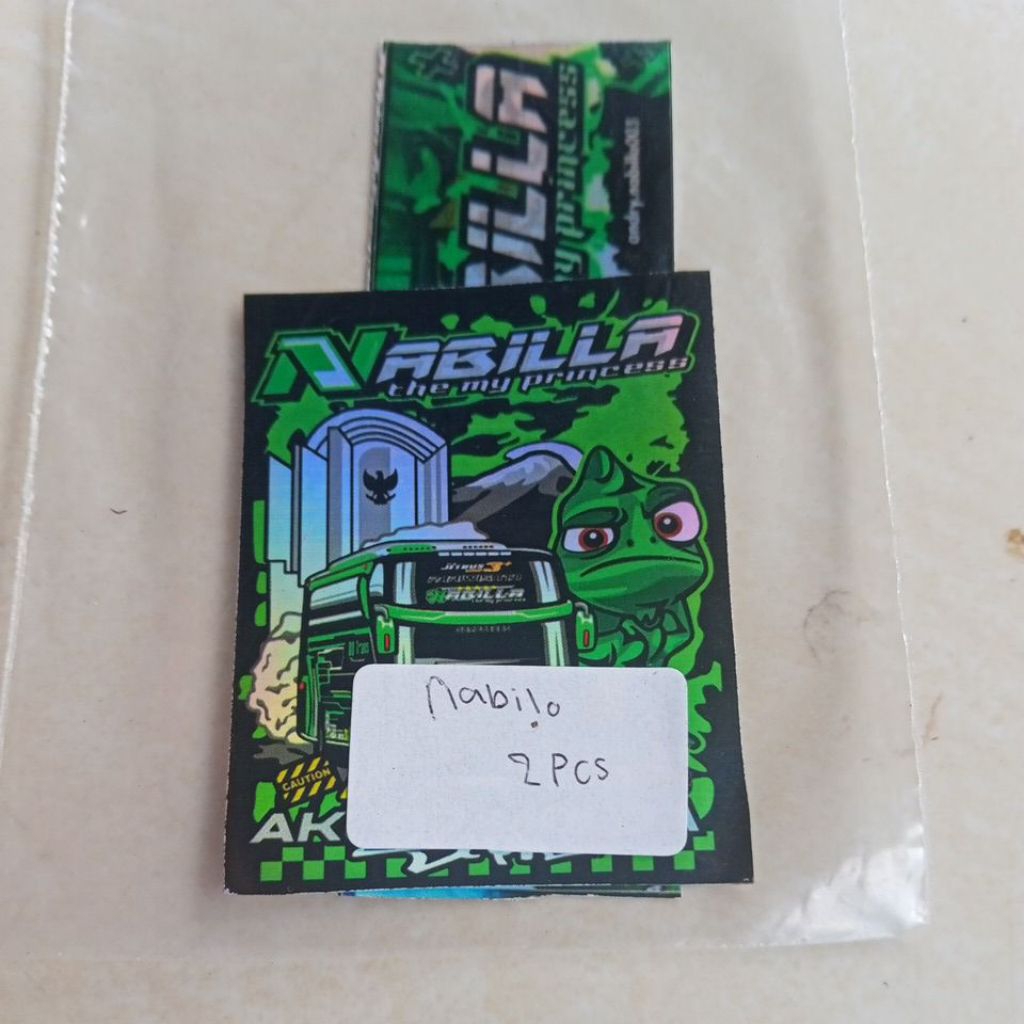 stiker bus QQ trans "Nabila"