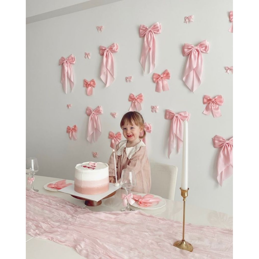 

Ribbon / Pita satin per meter lebar 2cm dekor dinding for any celebration