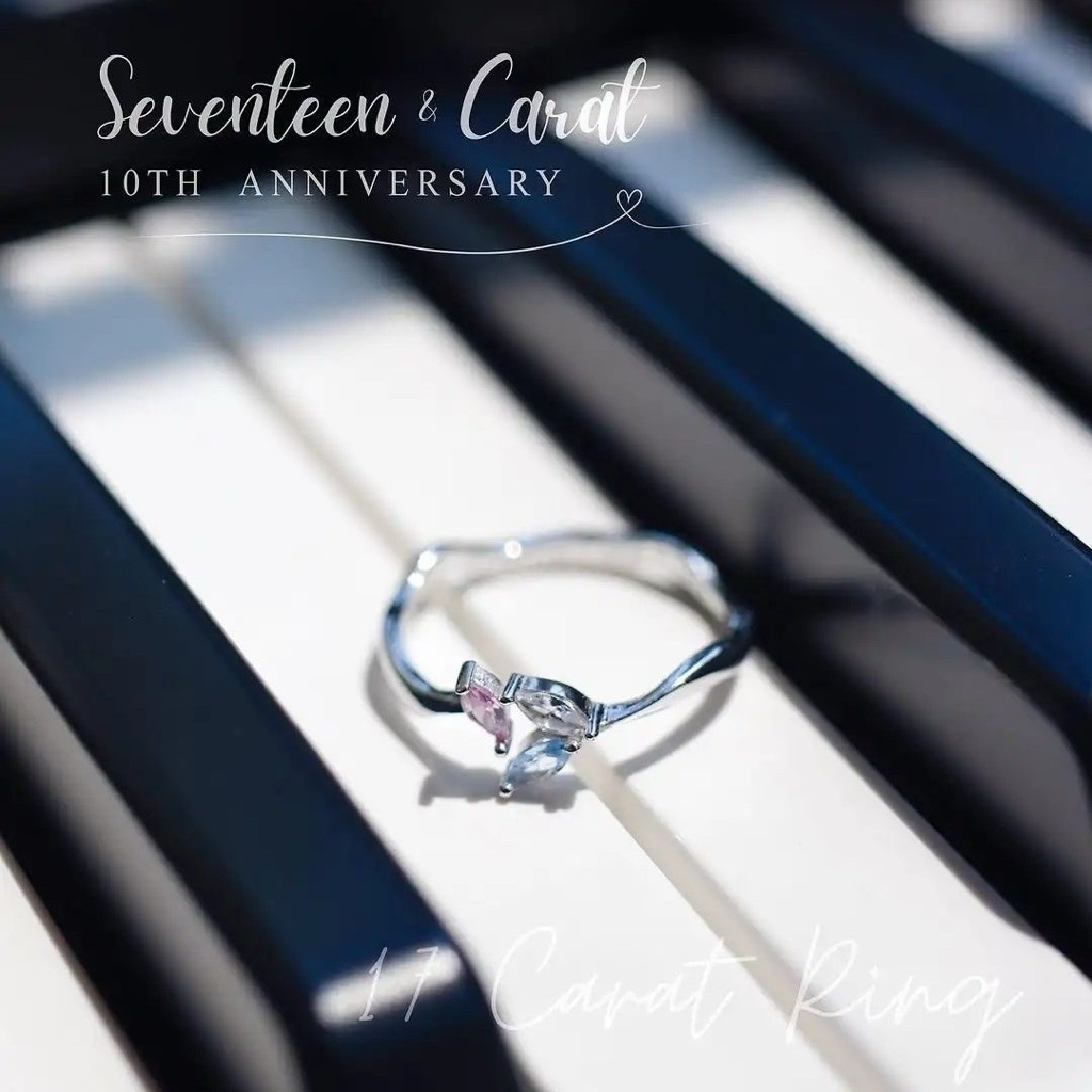 Ready Seventeen Carat Ring 10th Birthday Burstday Svt Cincin