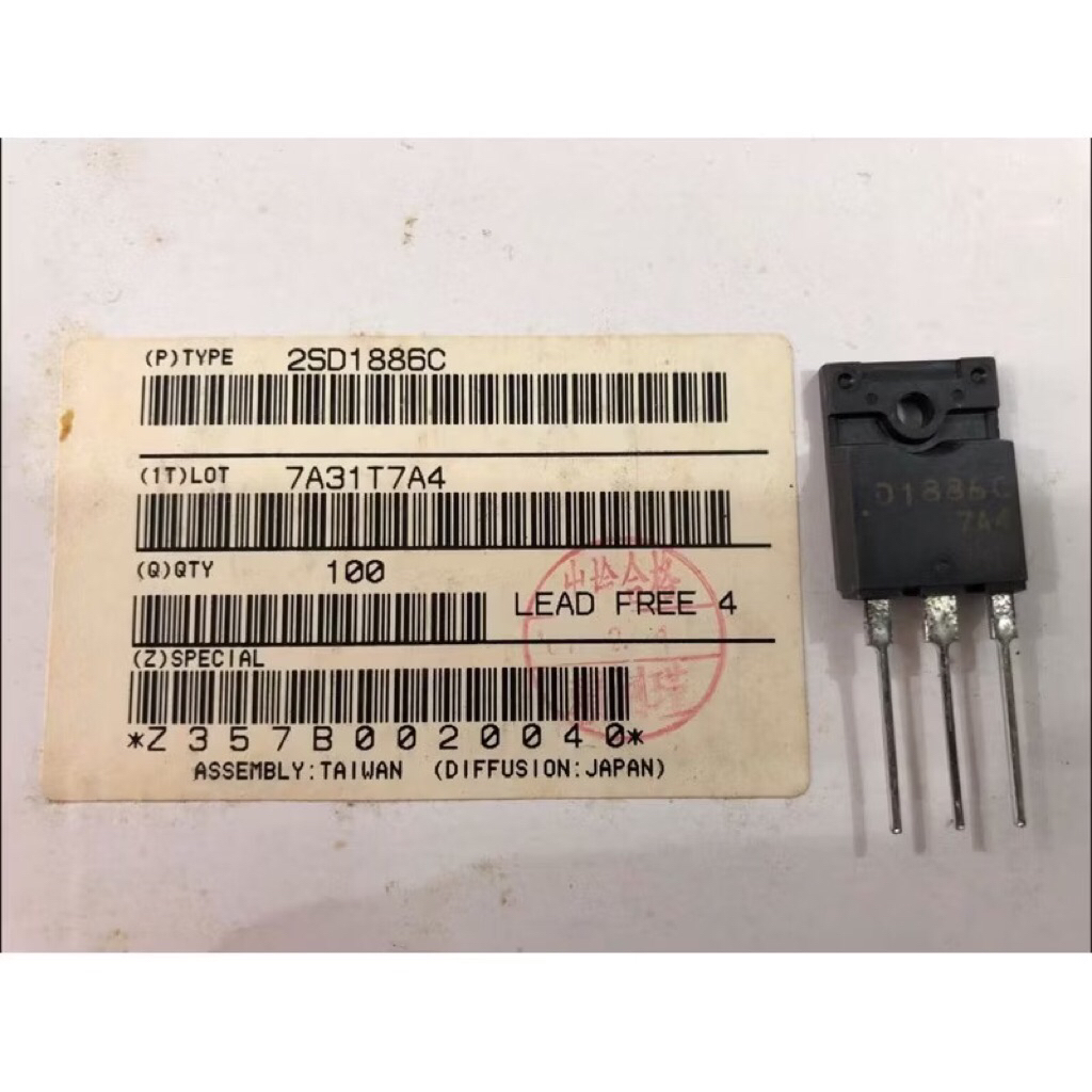 TRANSISTOR HORISONTAL D1886 Original