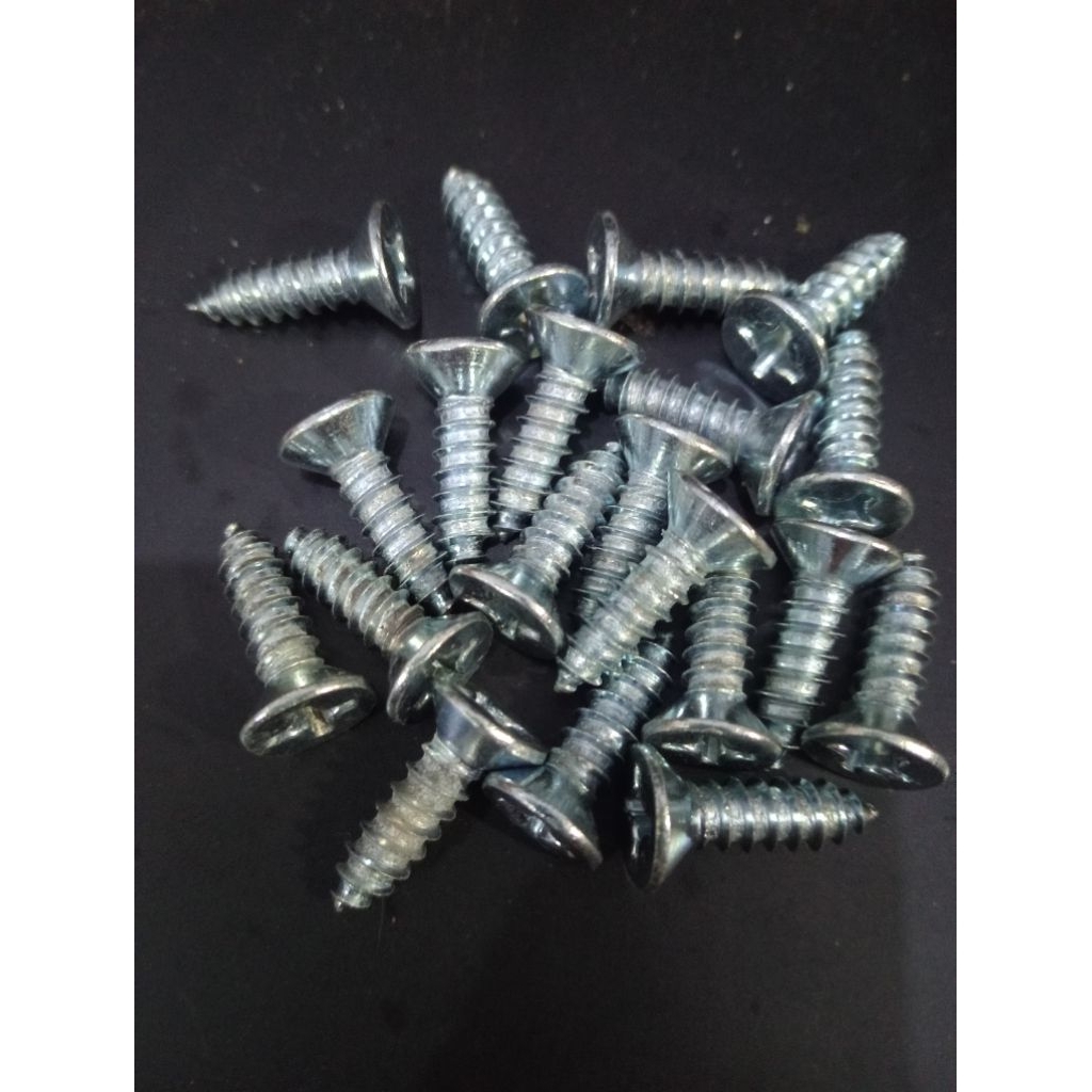 100 pcs sekrup FAB FH 12X3/4 sekrup kepala datar