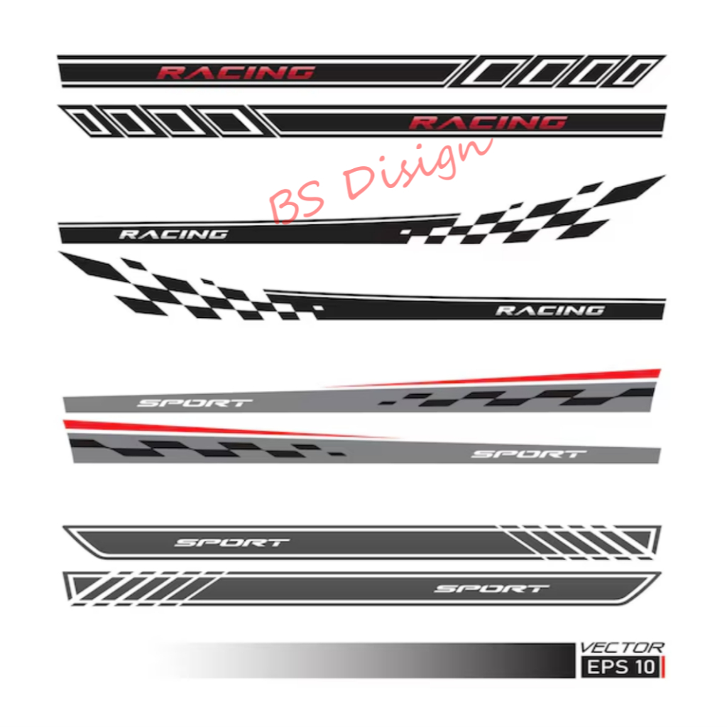 sticker stiker mobil racing wrc hks momo set racing mobil honda toyota daihatsu sedan nissan suzuki 