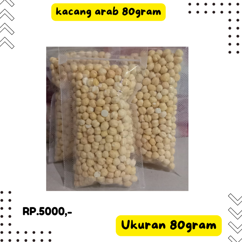 

DP Snack - Kacang Arab India 80gram Oleh Oleh Haji Umrah