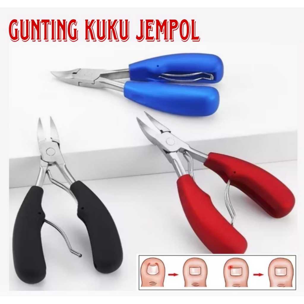 GUNTING KUKU JEMPOL KAKI ANTI CANTENGAN TOE NAIL CLIPPER / GUNTING KUKU KAKI