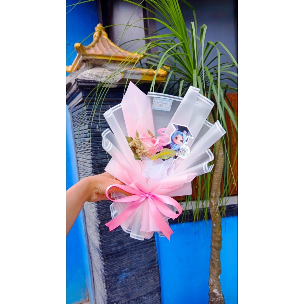 Bucket Topper Wisuda Cewek/Cowok Buket Wisuda Murah/ Topper buket wisuda/ buket hari guru / topper g